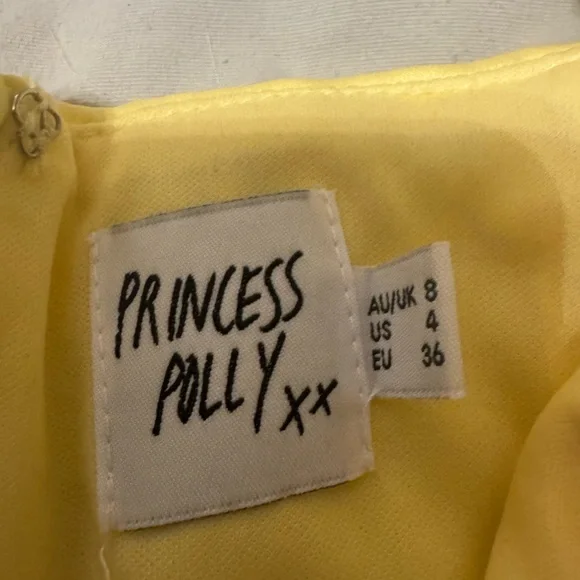 Princess Polly Sunny Yellow Mini Dress - Picture 3 of 4